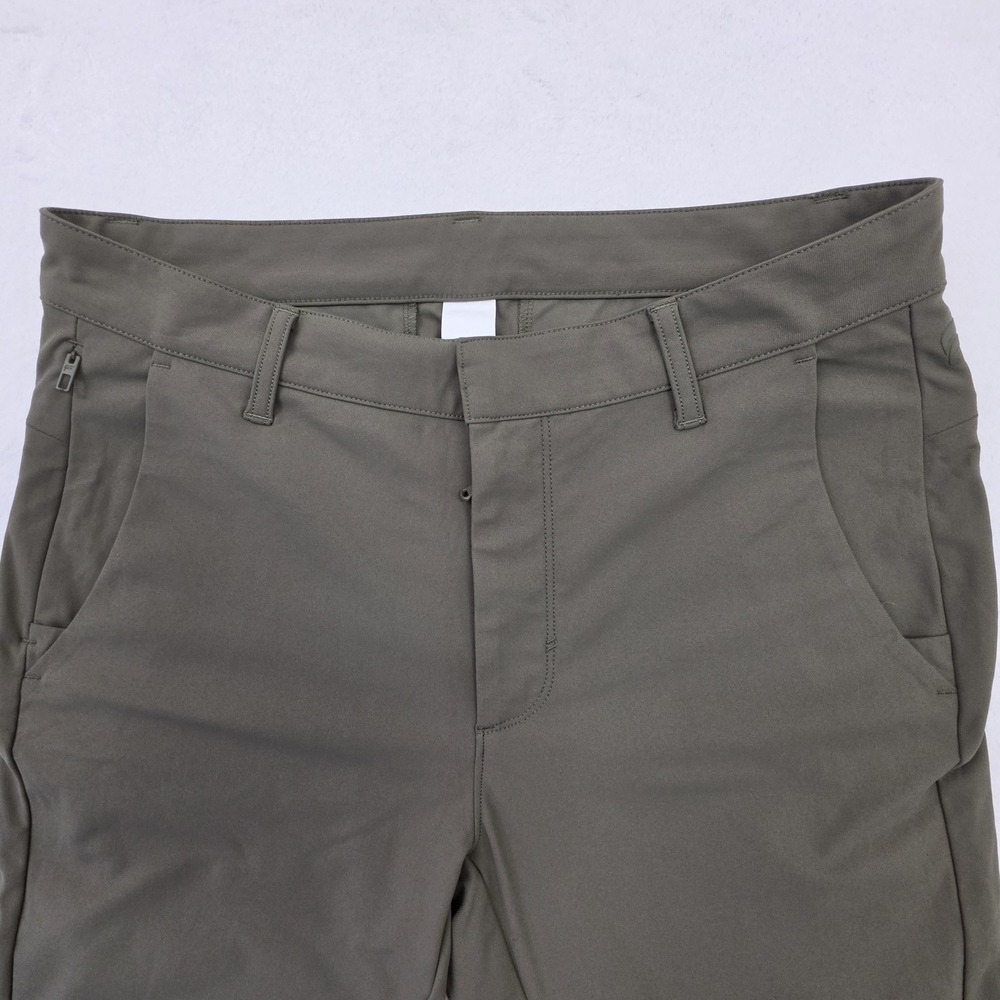 Fabletics Pants Mens 30x34 Olive Green Slim Fit Stretch Workwear Casual Chino - Picture 2 of 12